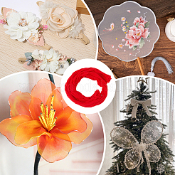 30Pcs Polyester Silk Flower Stockings Material&nbsp;AJEW-CY0002-29B