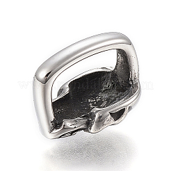 304 Stainless Steel Slide Charms&nbsp;STAS-F169-26AS