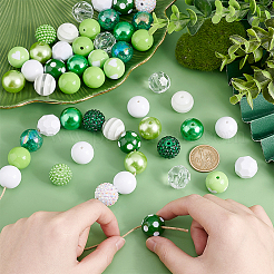 1 Set Mixed Style Acrylic and Resin Beads&nbsp;MACR-PH0001-56A
