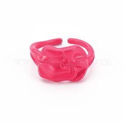 Spray Painted Brass Peg Bails Cuff Finger Ring Settings&nbsp;KK-S362-002-NR