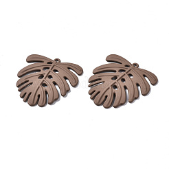Spray Painted Alloy Pendants&nbsp;PALLOY-T077-117C-RS