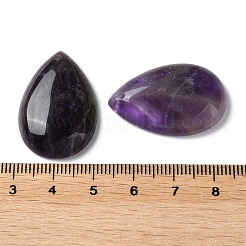 天然＆合成混合原石のペンダント  ティアドロップチャーム  30.5x20x6mm  穴：1mm&nbsp;G-M416-08A