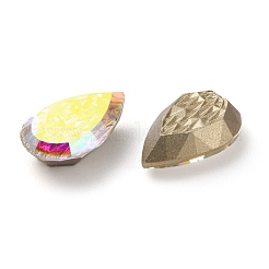 Embossed K9 Glass Rhinestone Cabochons&nbsp;RGLA-H008-01B
