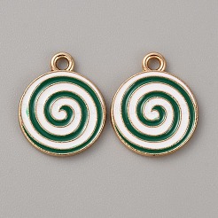 Christmas Themed Alloy Enamel Pendants&nbsp;ENAM-WH0058-017A