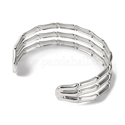 304 Stainless Steel Cuff Bangles for Women&nbsp;BJEW-B104-19P