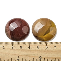 天然ムーアカイトのカボション  フラットラウンド  30x7~8.5mm&nbsp;G-C115-02B-30