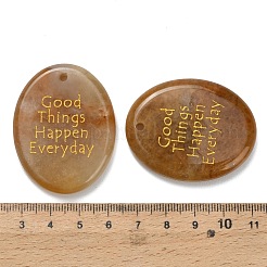 Natural Topaz Jade Pendants&nbsp;G-K353-06B