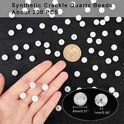 Synthetic Crackle Quartz Beads Strands&nbsp;G-AR0002-26