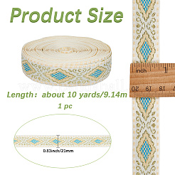 10Yards Embroidery Polyester Ribbons&nbsp;OCOR-GF0004-85C