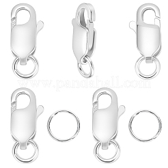 3Pcs 925 Sterling Silver Lobster Claw Clasps&nbsp;STER-SC0001-72