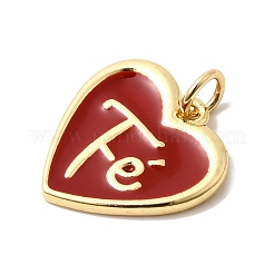 Brass Enamel Pendants&nbsp;KK-G554-04G-03