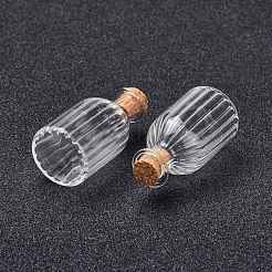 Glass Cork Bottles&nbsp;AJEW-O032-07
