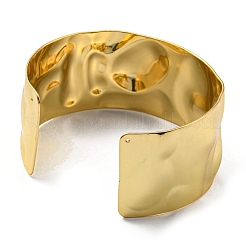 Rack Plating Brass Wide Cuff Bangles&nbsp;LS-BJEW-D057-03G