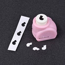 スクラップブッキングとペーパークラフト用のランダムな単色またはランダムな混合色のミニプラスチッククラフトペーパーパンチセット  ペーパーシェイパー  車  33x26x32mm&nbsp;LS-AJEW-L051-02