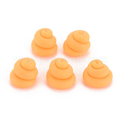 手作り樹脂粘土ビーズ  片穴  渦巻き型  ミックスカラー  11~13x12.5~13.5mm  穴：3mm&nbsp;CLAY-N006-103