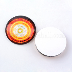 Glass Cabochons&nbsp;X-GGLA-L012-12mm-21