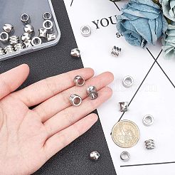 70Pcs 7 Style 201 Stainless Steel European Beads&nbsp;OPDL-UN0001-05