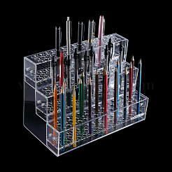 3-Tier Acrylic Organizer Display Riser Rack&nbsp;ODIS-WH0007-72