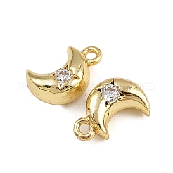 Brass Micro Pave Cubic Zirconia Pendants&nbsp;KK-A269-20G