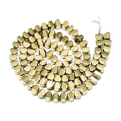 Electroplate Non-magnetic Synthetic Hematite Beads Strands&nbsp;G-S352-66B-01