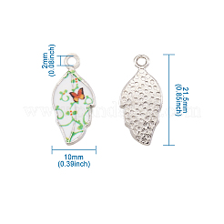 Alloy Enamel Pendants&nbsp;LS-PALLOY-TAC0009-25P-B