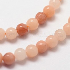 Natural Pink Aventurine Beads Strands&nbsp;X-G-N0185-04-2mm