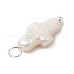 Natural Keshi Pearl Pendants&nbsp;PALLOY-JF02900-01
