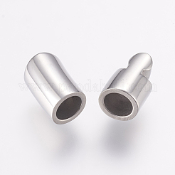 変色しにくい304ステンレススチール製のマグネット留め具と接着端  ステンレス鋼色  22mm  穴：6mm&nbsp;STAS-E138-04P