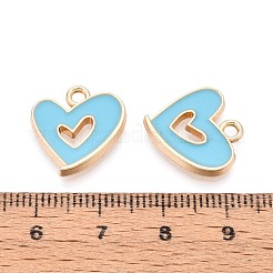 Alloy Enamel Pendants&nbsp;PALLOY-T092-27G-05
