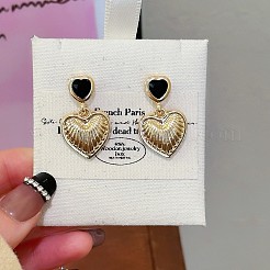 Valentine's Day Alloy & Rhinestone Dangle Stud Earrings&nbsp;WGCDCE2-01