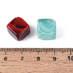 Tow Tone Opaque Acrylic Beads&nbsp;OACR-N161-03