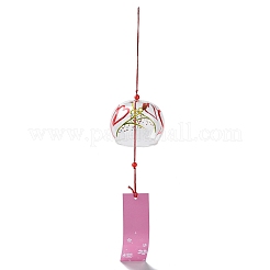 Glass Wind Chime&nbsp;HJEW-XCP0001-19
