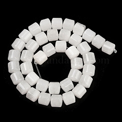 Natural White Jade Beads Strands&nbsp;G-G275-D17-10x10mm