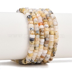 Natural Dendritic African Opal Beads Strands&nbsp;G-G345-C21-2x4mm