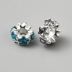 Alloy Rhinestone European Beads&nbsp;FIND-TAC0036-062S-02