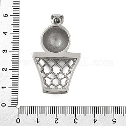 304 Stainless Steel Rhinestone Pendants&nbsp;STAS-G346-54P