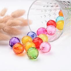 Mixed Color Chunky Bubblegum Beads&nbsp;X-TACR-S086-20mm-M