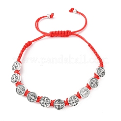Nylon Rope Braided Bracelet for Women&nbsp;BJEW-Z156-03AS-01