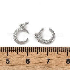Brass Micro Pave Cubic Zirconia Pendants&nbsp;KK-R230-01P