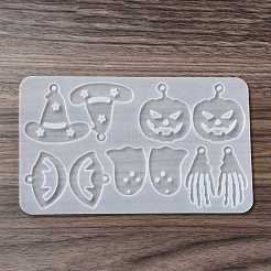 DIY Halloween Theme Pendant Silicone Molds&nbsp;DIY-I102-04