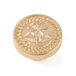 クリスマスシリーズ ワックスシーリング 真鍮スタンプヘッド  ワックスシーリングスタンプ用  ゴールドカラー  クリスマス鐘  25x15mm  内径：7mm&nbsp;AJEW-Z031-04G-13