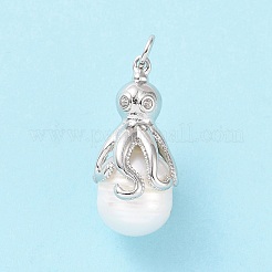 Shell Pearl Pendants&nbsp;KK-C004-10P