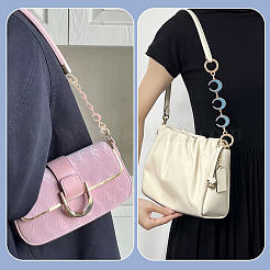 4Pcs 4 Styles Alloy Enamel Moon Link Chain Bag Extension Chains&nbsp;AJEW-TA0003-13