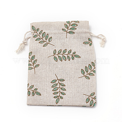 Polycotton(Polyester Cotton) Packing Pouches Drawstring Bags&nbsp;ABAG-S003-05A