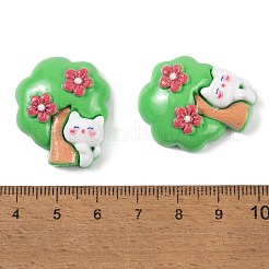 Opaque Resin Decoden Cabochons&nbsp;CRES-O007-04C