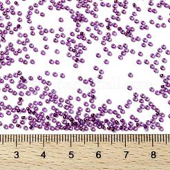 MIYUKIラウンドロカイユビーズ  日本製シードビーズ  （rr352)フクシア並ぶアクア光沢  15/0  1.5mm  穴：0.7mm  約27777個/50g&nbsp;SEED-X0056-RR0352