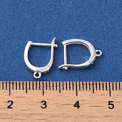 925 Sterling Silver Hoop Earring Findings&nbsp;STER-G037-01S