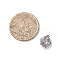 5Pcs 5 Colors Electroplate Glass Snowflake Charms&nbsp;PALLOY-JF04342-02
