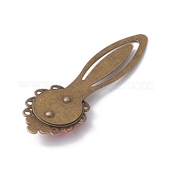 Tibetan Style Alloy Bookmark Clips&nbsp;AJEW-JK00290