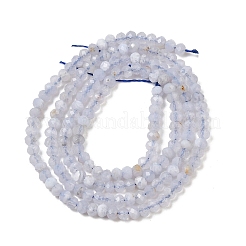 Natural Blue Lace Agate Beads Strands&nbsp;G-D347-B01